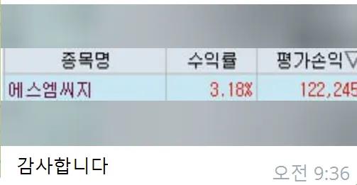 3/20일  **에스엠씨지 수익인증 **