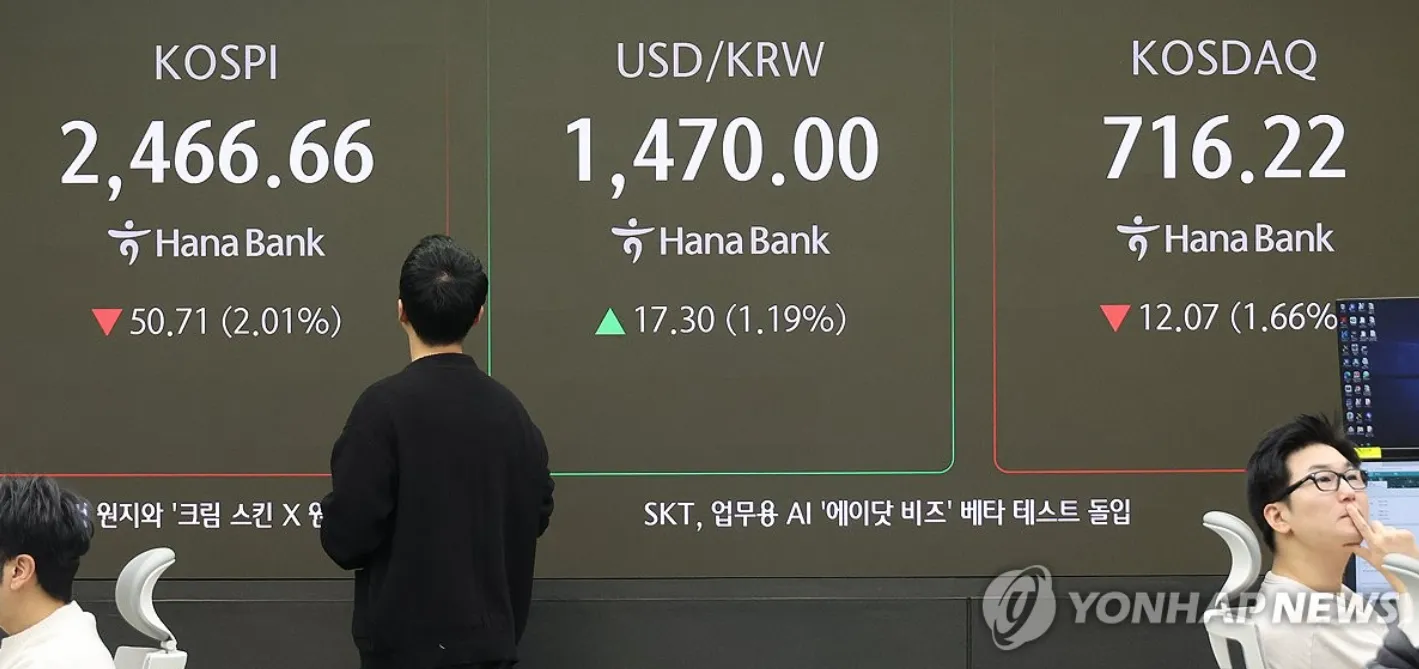 "정치 불확실성에 환율 1천500원대 우려…성장률 1.3% 가능성도"