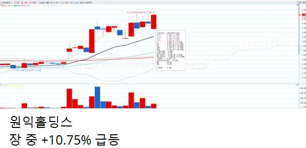 3.11 원익홀딩스 급등